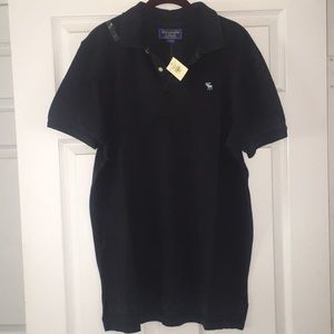 Abercrombie & Fitch Navy Polo